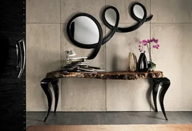 EleganceCraft Handcrafted Decorative Wall Mirror – Modern & Stylish for Home Interiors