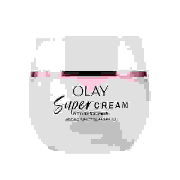 Olay Super Cream with Sunscreen SPF 30, Ultra Lightweight SPF Face Moisturizer