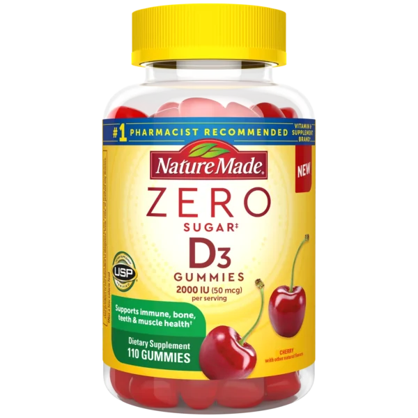 Zero Sugar Vitamin D3 Gummies