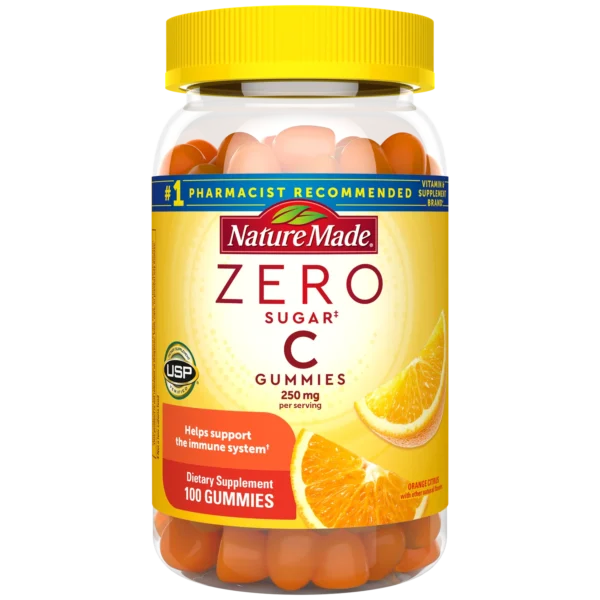 Zero Sugar‡ Vitamin C Gummies 250 Mg Per Serving