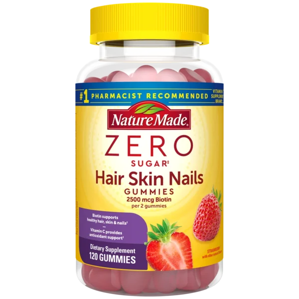 Zero Sugar‡ Hair Skin Nails Gummies