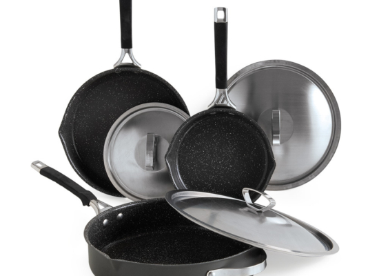 Verde 6 Piece Ceramic Nonstick Skillet & Lid Set