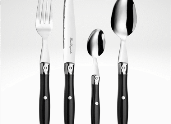 “Comptoir” Flatware Set, Black, 24pcs.