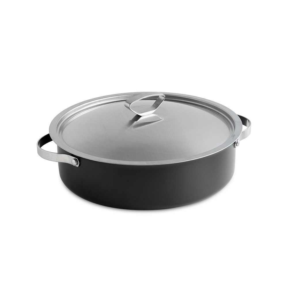 Verde Braiser Pan with Lid