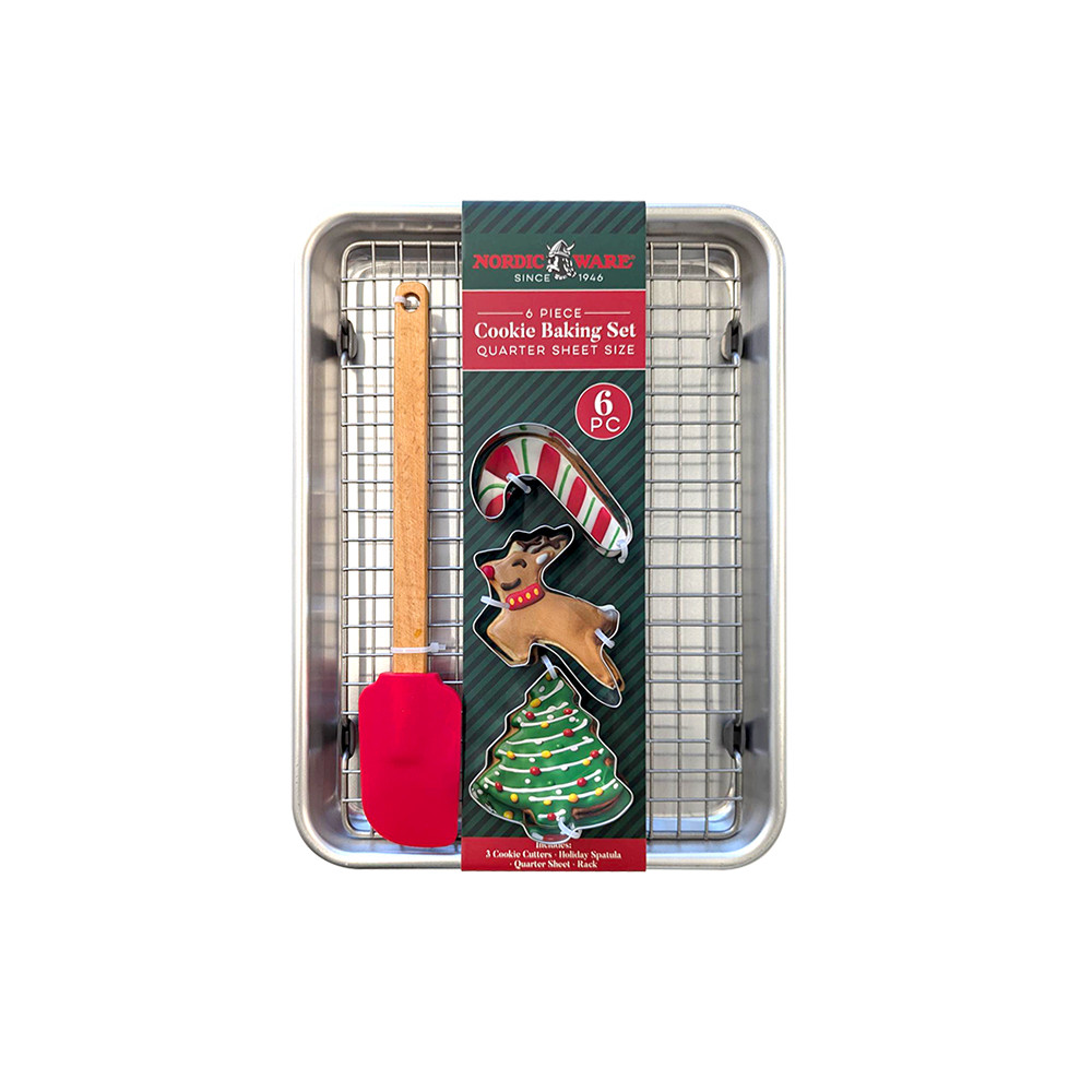 Naturals® Quarter Sheet Pan with Rack, Cookie Cutters and Spatula