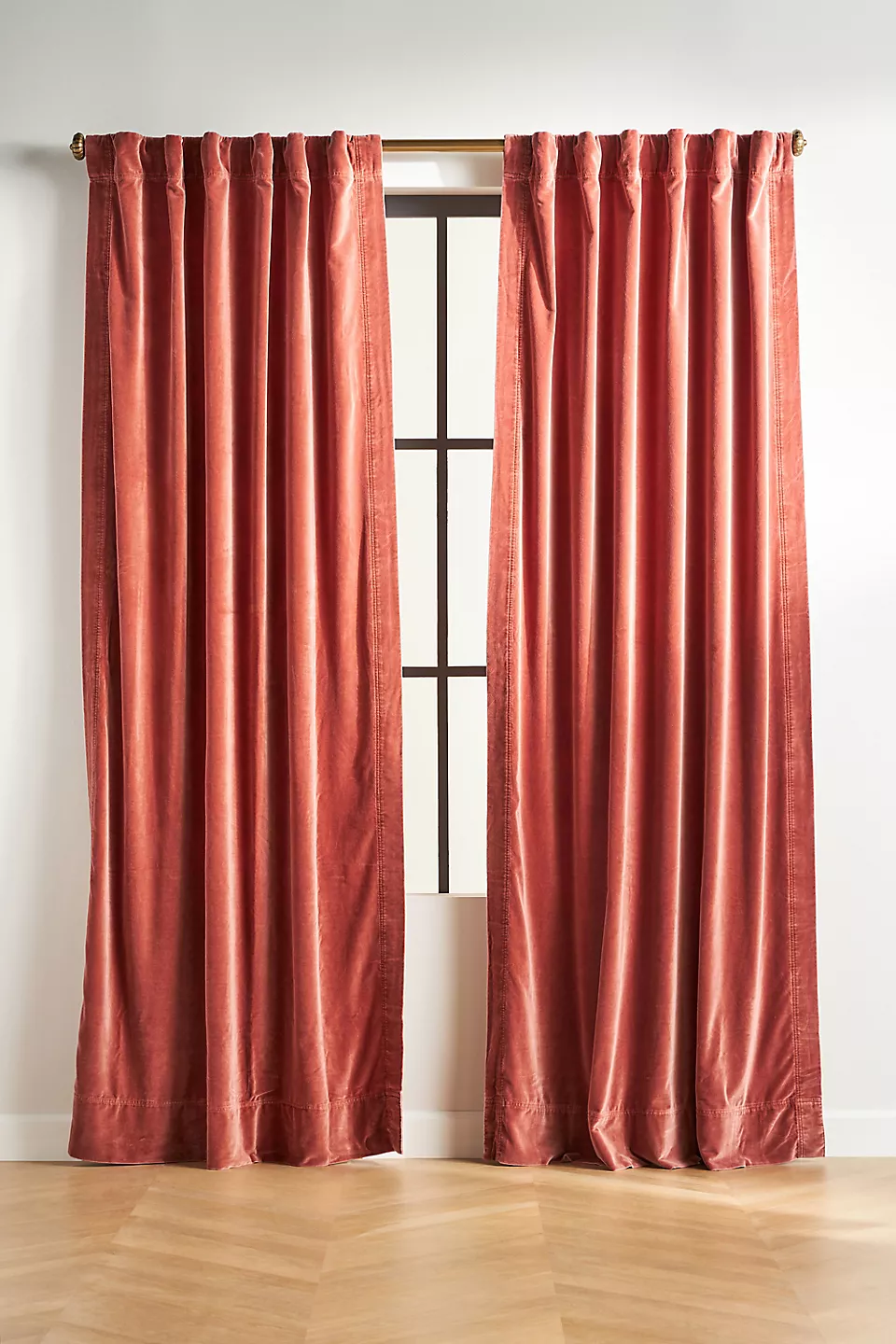 Trova Washed Velvet Curtain