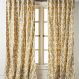 Cotton Printed Tiger Curtain