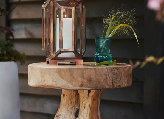 Teak Root Side Table