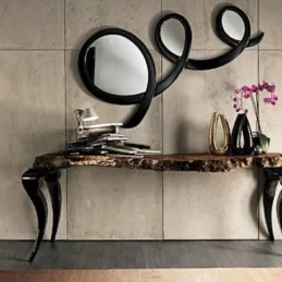 EleganceCraft Handcrafted Decorative Wall Mirror – Modern & Stylish for Home Interiors