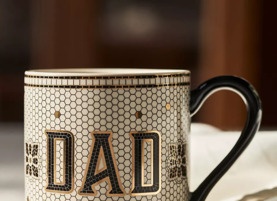 The Bistro Tile Stoneware Mug: Family Edition