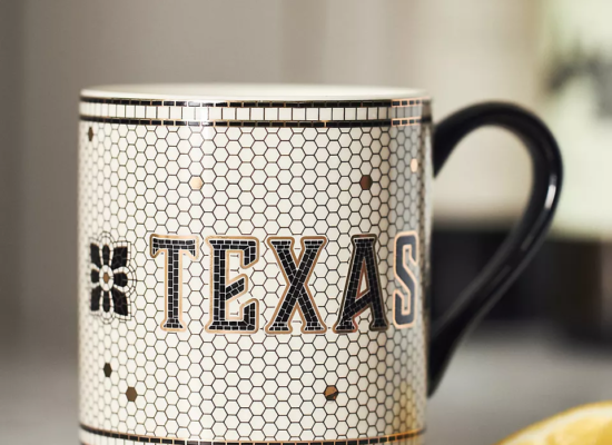 The Bistro Tile Stoneware Mug: Jetsetter Edition