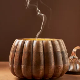 Wooden Pumpkin Spice & Black Walnut Candle