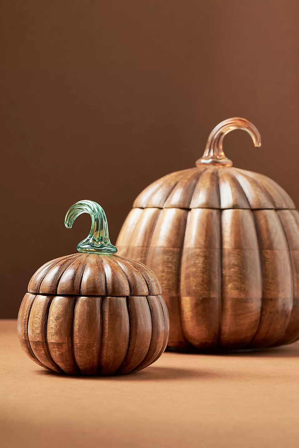 Wooden Pumpkin Spice & Black Walnut Candle - Image 2