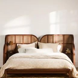 Nest Rattan Nightstand Bed