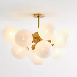 Shine Glass Flush Mount