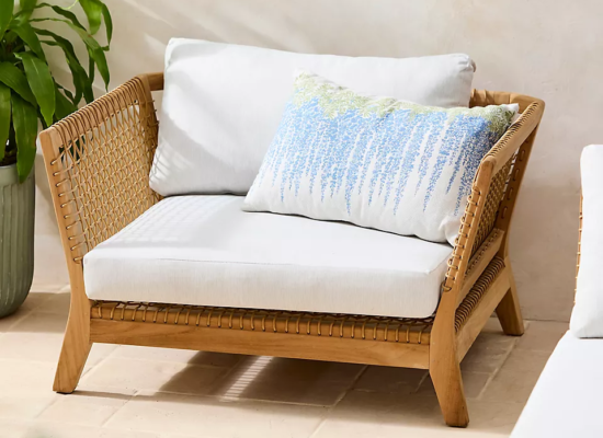 Sonoma Woven Teak Lounge Chair