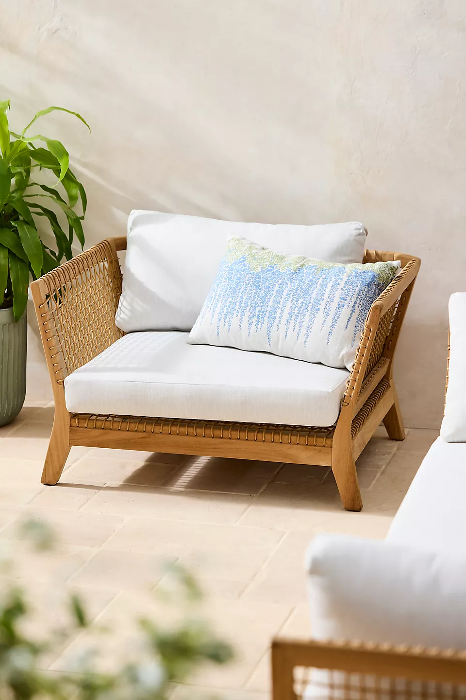 Sonoma Woven Teak Lounge Chair