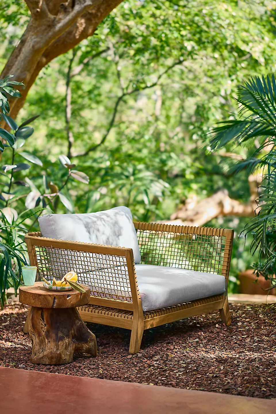 Sonoma Woven Teak Lounge Chair - Image 2
