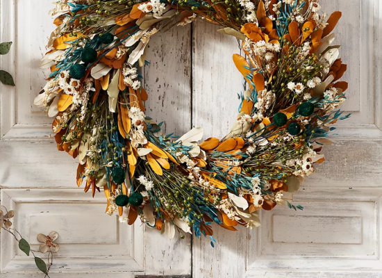 Cezanne Floral Dried Wreath