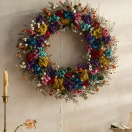 Dried Painter’s Palette Wreath