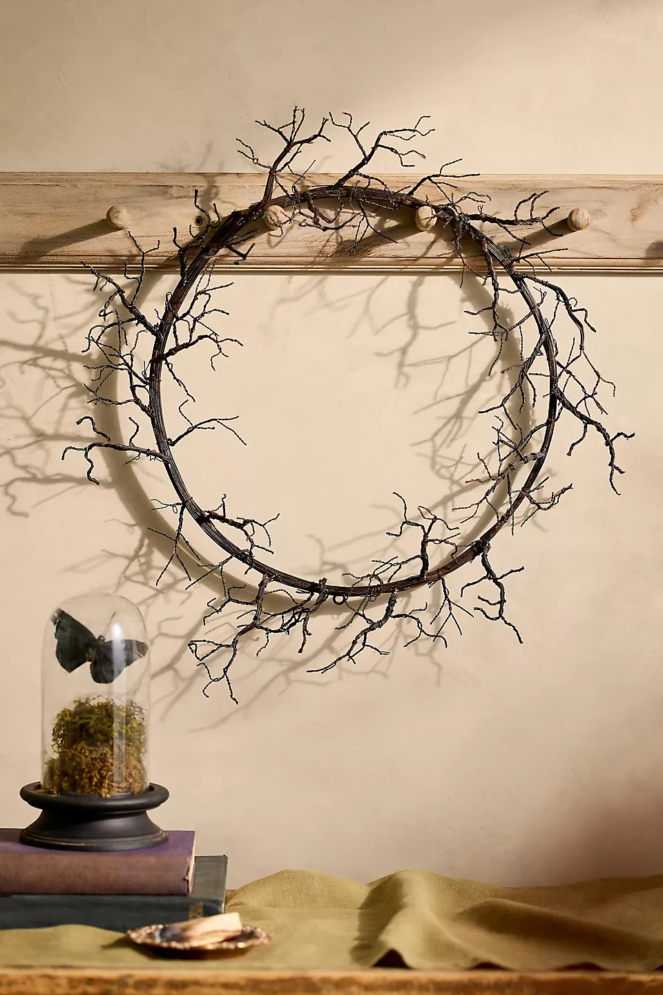 Spooky Iron Branch Wreath