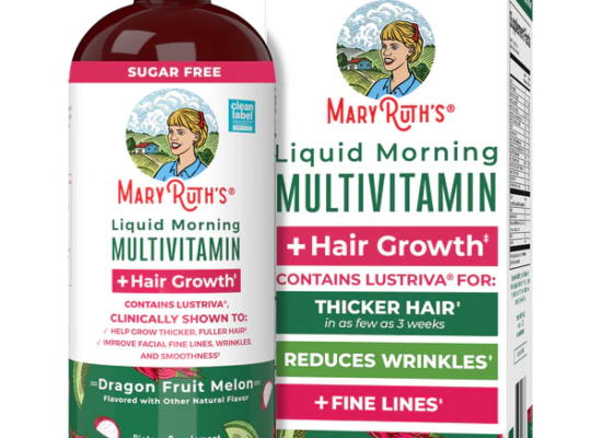 Liquid Morning Multivitamin + Hair Growth (Dragon Fruit Melon)