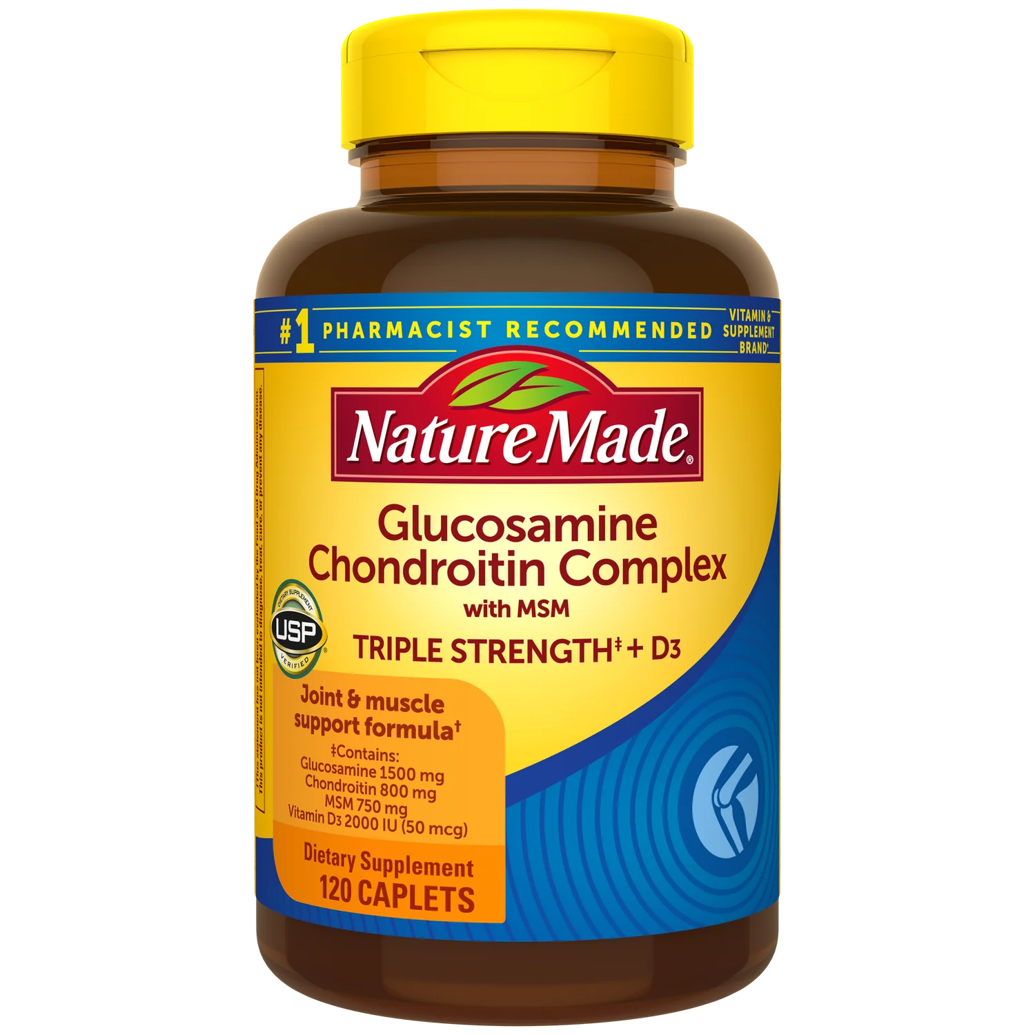 Glucosamine Chondroitin Complex with MSM Triple Strength‡ + Vitamin D3