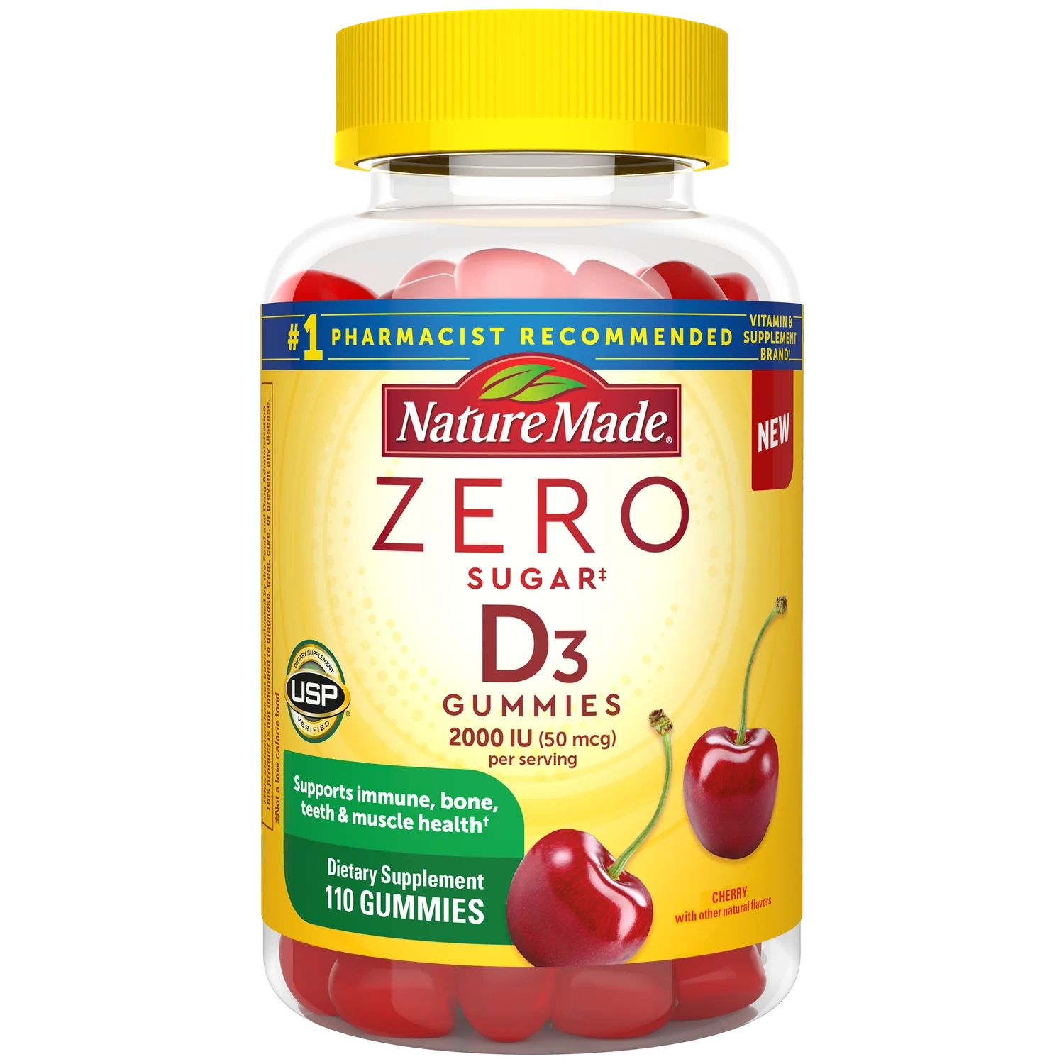 Zero Sugar Vitamin D3 Gummies