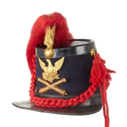 Original U.S. Civil War 1864 Pattern Light Artillery Shako with Plume & Cords by Horstmann Brothers & Co. - Size 3
