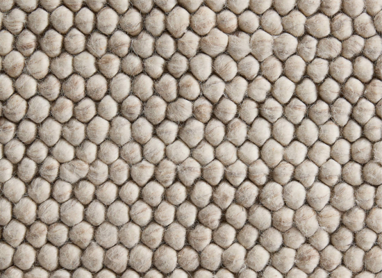 Orly Wool Blend Handwoven Ivory Area Rug 6’x9′