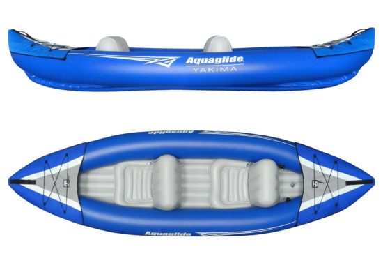 AquaGlide Xtreme Inflatable Boat Tube – 3-Person Water Adventure