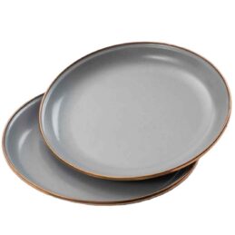 Barebones Enamel Salad Plate Set