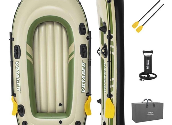 Hydro-Force Voyager X2 Inflatable Raft Set – 7ft 7in Tan