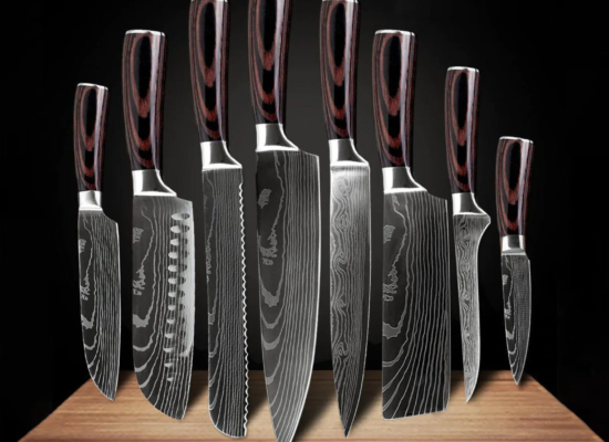 MasterChef Professional 5-Piece Kitchen Knife Set – Premium Stainless Steel with Ergonomic Handles