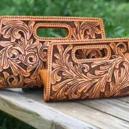 CustomCraft Leather Handbag – Personalized with Your Name or Design