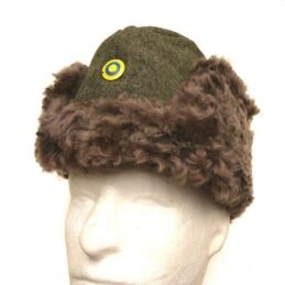 Used Swedish Military M43 Fur Hat