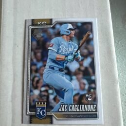 Jac caglianone Kansas City Royals TOPPS 75 card # 138 RC
