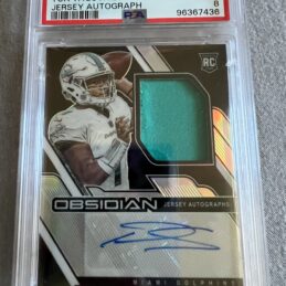 2020 Panini Obsidian Tua Tagovailoa Jersey Autograph NM-MT 8