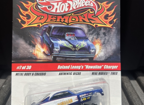 #1 of 30 Roland Leong’s Hawaiian Charger Hot Wheels Drag Strip DEMONS EXCLUSIVE TO HAWAII ONLY NO OTHER STATE