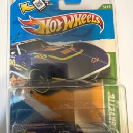 2012 Treasure Hunt Hot Wheel 69 Corvette 5/15 Blue Purple Diecast  W/ protective cover