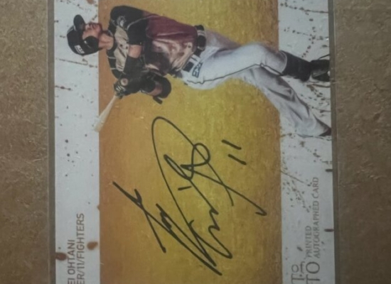 2014 Basball Magazine Art Of Auto Card Shohei  Ohtani  card # WB1